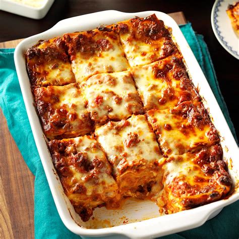 Make-Ahead Lasagna Recipe | Taste of Home