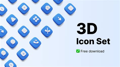 3D Icon set | Figma