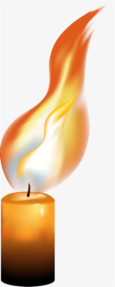 Candle Flame Vector at GetDrawings | Free download