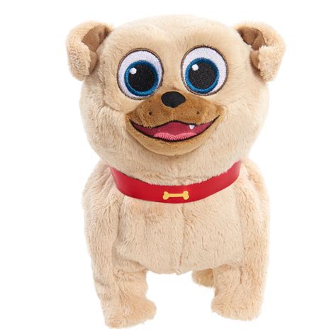 Disney Junior Puppy Dog Pals Adventure Pals Rolly Walking Feature Plush, Stuffed Animal Toy Dog ...