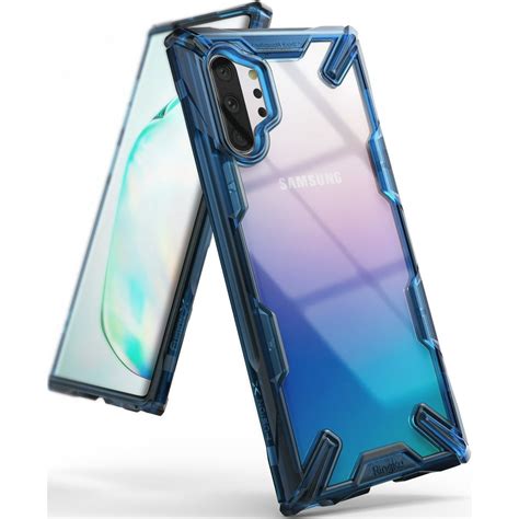 Galaxy Note 10 Plus Case, Galaxy Note Plus 10 5G Cover, Ringke [Fusion-X] - Space Blue - Walmart ...