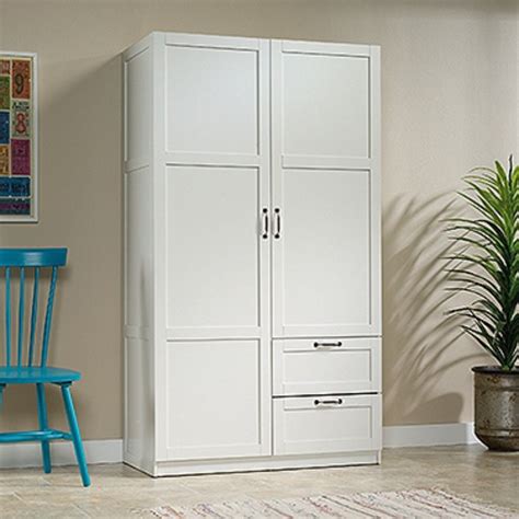 Miscellaneous Storage Wardrobe/Storage Cabinet in White - Sauder 420495