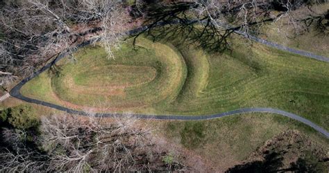 Ohio Serpent Mound: Aerial views of this national historic location