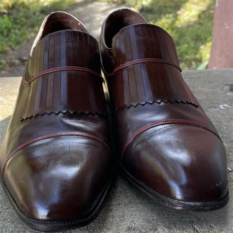 FLORSHEIM MEN LEATHER LOAFER SHOE DESIGNER... - Depop