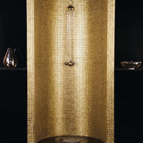 25 wonderful pictures and ideas of gold bathroom wall tiles