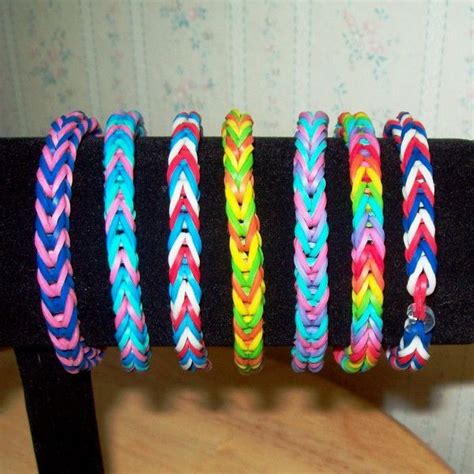 Rainbow Loom Rubber Band Bracelet, Fishtail Design, Multi-Color ...