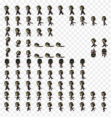 Sprite, Animation, 2d Computer Graphics, Line Png Image - 2d Enemy Sprite Sheet, Transparent Png ...