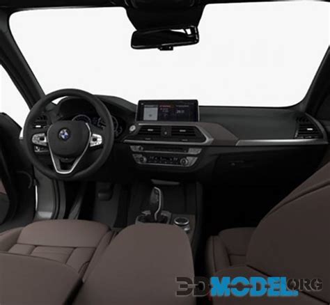 3D Model – Car BMW X3 (G01) xLine with HQ interior 2020