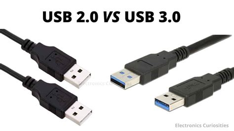 How to identify USB 2.0 VS USB 3.0? The difference between USB 2.0 and USB 3.0.