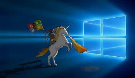 Windows 10 new default wallpaper merges with the Ninja cat on a Unicor