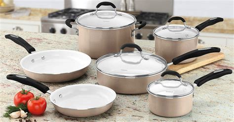 Sam's Club: Cuisinart Ceramic Nonstick 10-Piece Cookware Set Only $59. ...