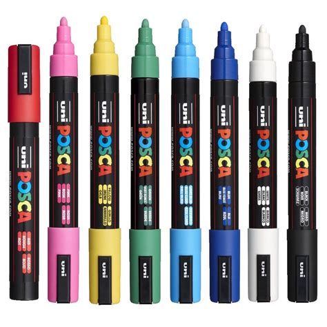 POSCA Acrylic Paint Markers, PC-5M Medium – MC Art Supplies