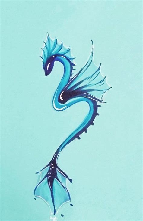 Sea Dragon Drawing