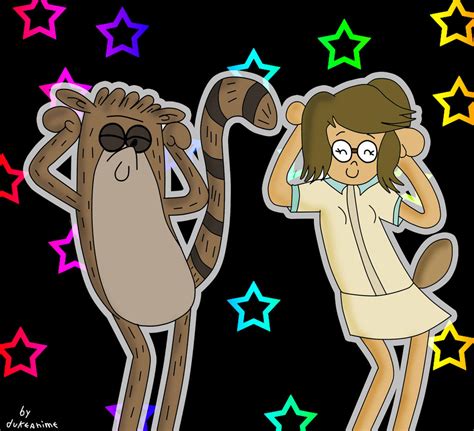 Rigby And Eileen Caramel Dance by dukeanime on DeviantArt