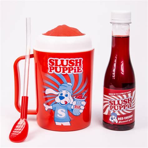 Slush Puppie Making Cup & Blue Raspberry Set Navidad leucom Guirnaldas y oropeles