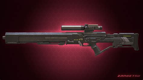 ArtStation - Sci-fi Sniper Rifle