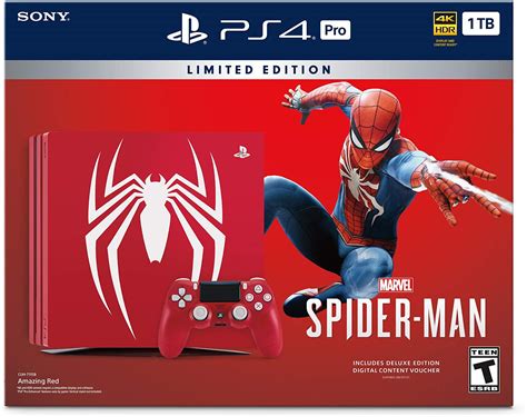 Sony PlayStation 4 Pro 1TB Limited Edition Console - Marvel's Spider-Man Bundle | Walmart Canada