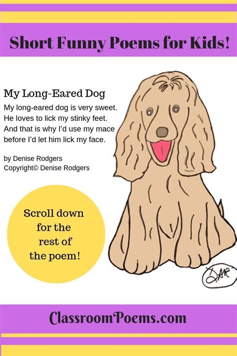 Funny Dog Poems For Kids