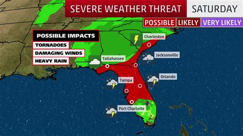 Florida Weather Forecast Map - State Map