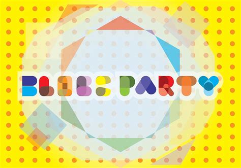 Block Party Typography Background 146495 Vector Art at Vecteezy