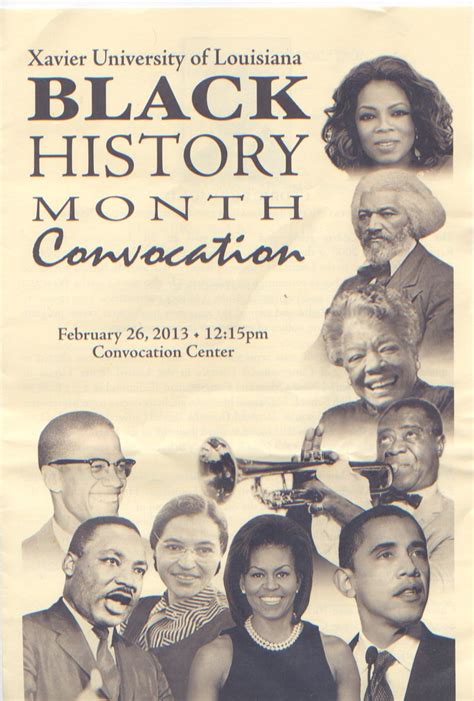 BlackHistoryConvocation | Program cover for Black History mo… | Flickr