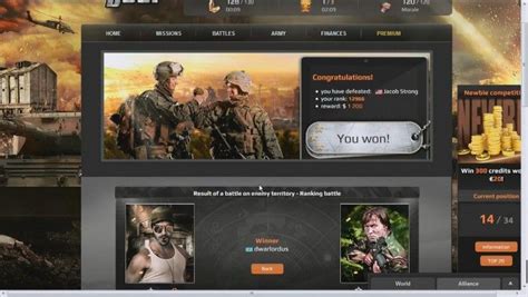 Army Duel is a Browser-Based Free to play army manager MMO Game where you can live the life of ...