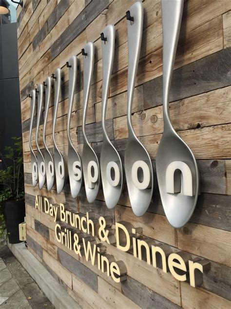 4. Art nameplate | Restaurant signage, Signage design, Restaurant signs