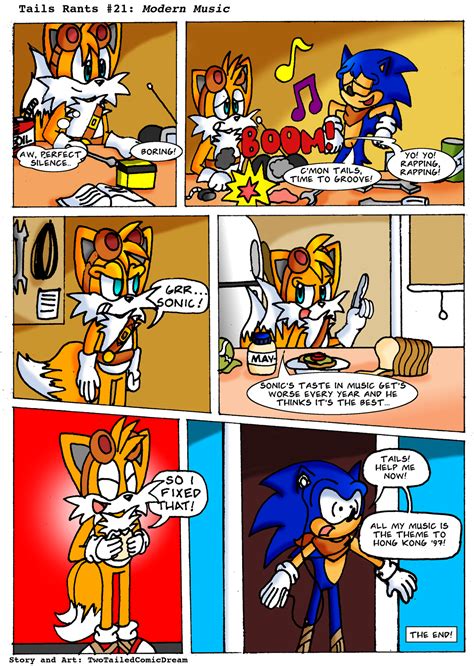 Tails Rants #21: Sonic's Music by TwoTailedComicDream on DeviantArt