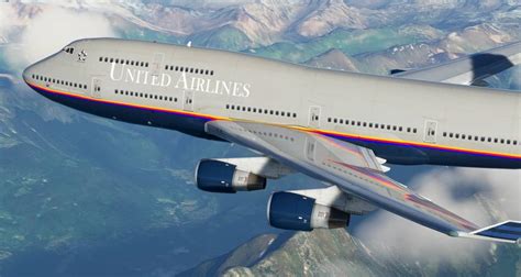 Boeing 747-400 United Airlines v1.0 (1) - Flight Simulator Addon / Mod