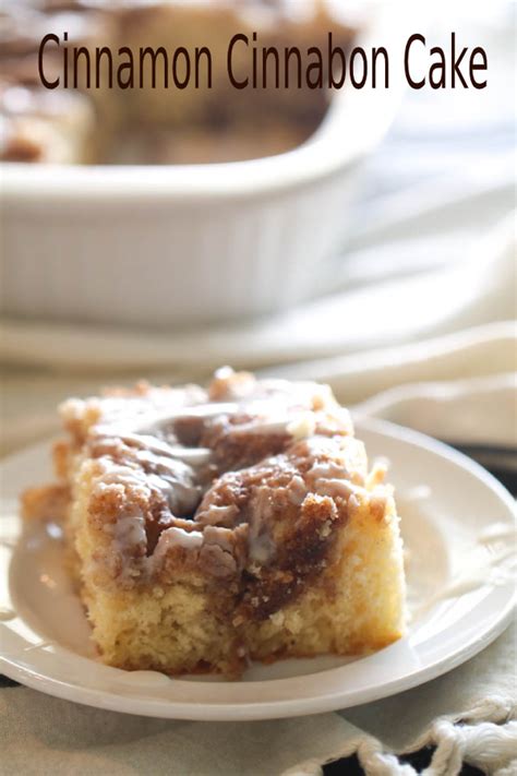 Cinnamon Cinnabon Cake - happy cook