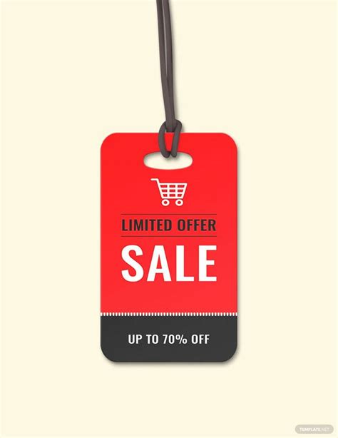 Sale Tag Template - Illustrator, Word, Apple Pages, PSD, Publisher ...