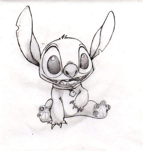 Stitch drawing, Cartoon drawings sketches, Cartoon drawings disney