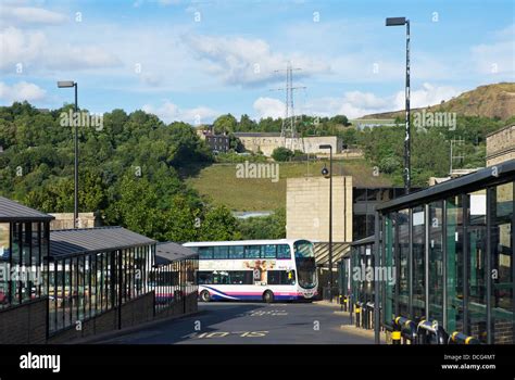 The bus station, Halifax, Calderdale, West Yorkshire, England UK Stock Photo - Alamy