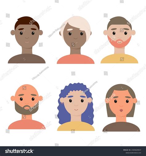 Set Cartoon Avatar Icons Cartoon Style Stock Vector (Royalty Free) 2165620037 | Shutterstock