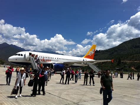 Landing at Paro International Airport, Bhutan