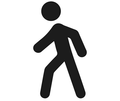 Man walking icon png on Transparent Background 14455880 PNG