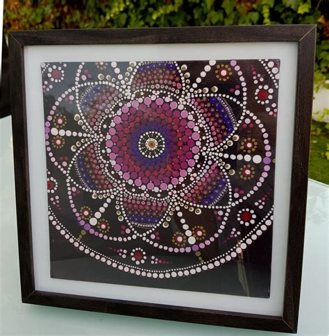 Mandala, Dot Art, Mandala Canvas, Mandala Hand Painted, Original Painting - Etsy