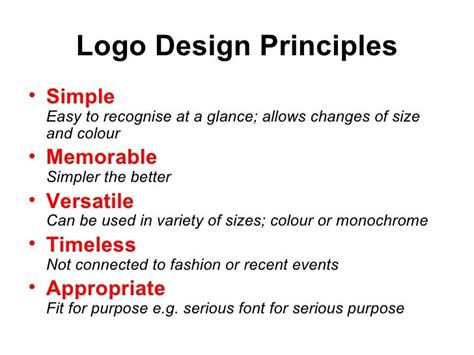 Logo design principles