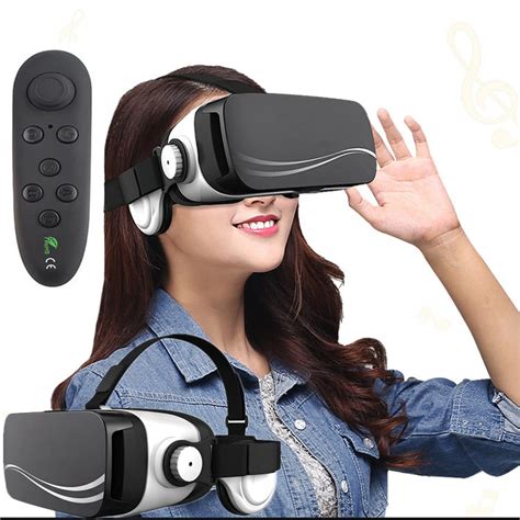 VR Glasses with Stereo Headphone HD Lens Goggle 3D VR Headset Virtual Reality Glasses Viewer for ...