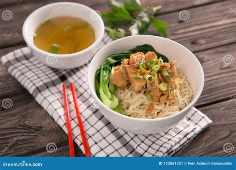 Mie Or Bakmi Ayam Royalty-Free Stock Photography | CartoonDealer.com ...