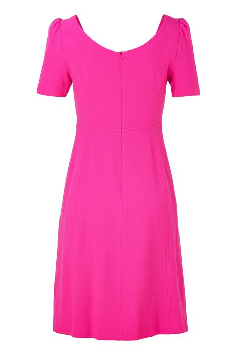 Bright Pink Cotton Stretch pencil Dress Dress – Elizabeth's Custom Skirts