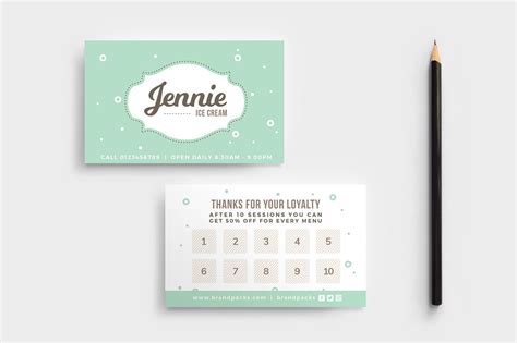 Loyalty Card Design Template