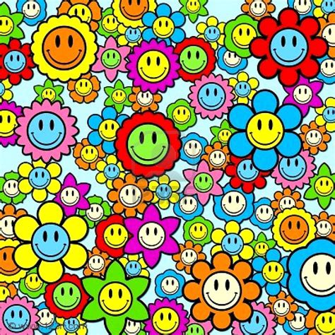 🔥 Free Download Happy Flowers Smiley Faces by @tnunez30 | WallpaperSafari