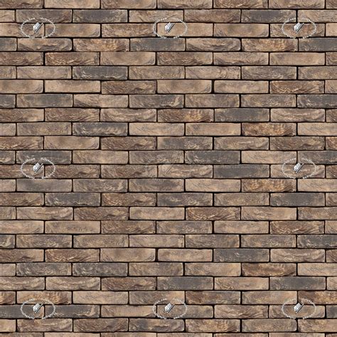 Rustic facing bricks texture seamless 20965