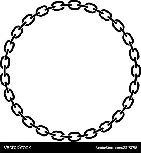 Chain Link Circle Svg