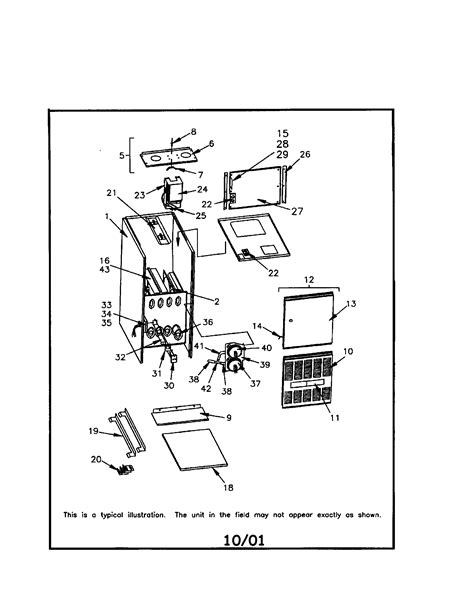 Trane Gas Furnace Parts Diagram