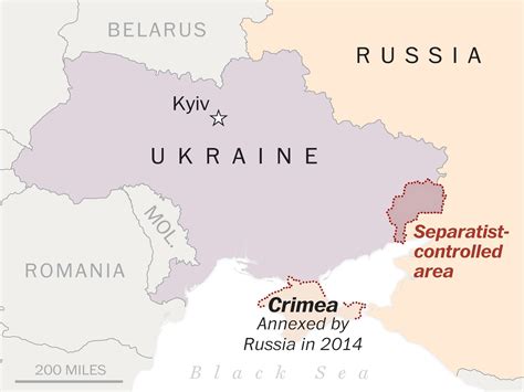 Russia-Ukraine conflict explained in four maps - The Washington Post