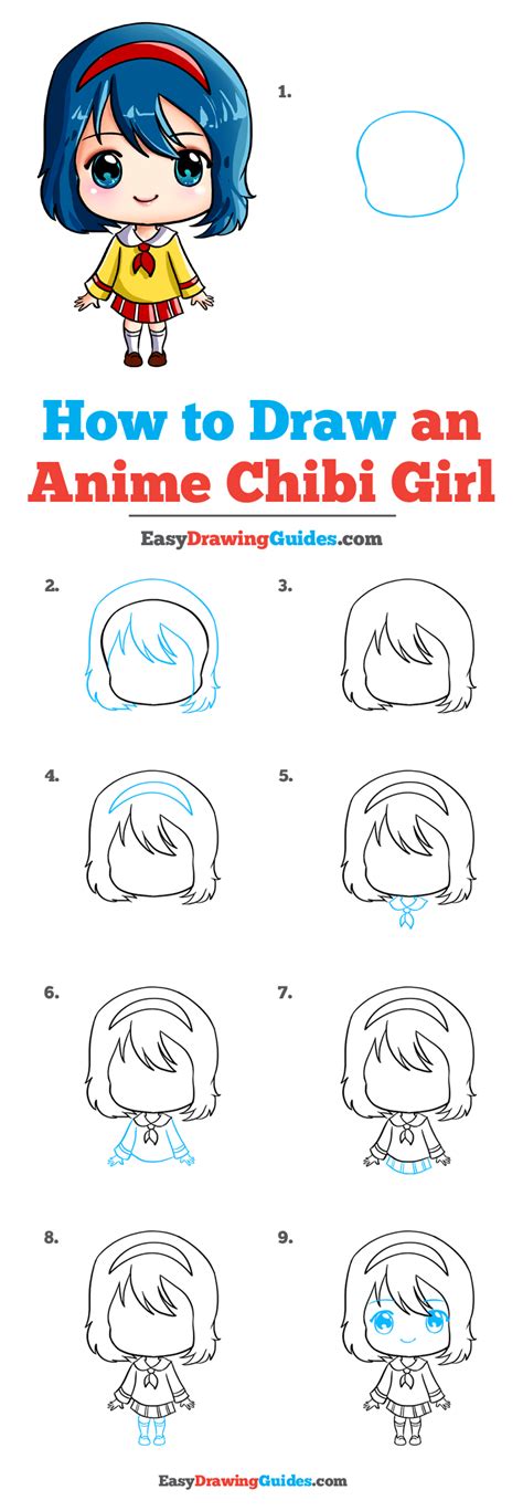 How to draw chibi girls - packslassa