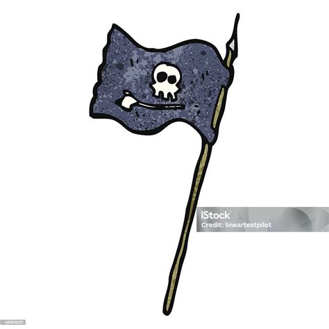 Cartoon Pirate Flag Stock Illustration - Download Image Now - Bizarre, Clip Art, Cultures - iStock