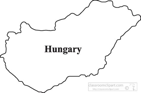 Country Maps Clipart Hungary Outline Map Clipart Classroom Clipart | Porn Sex Picture